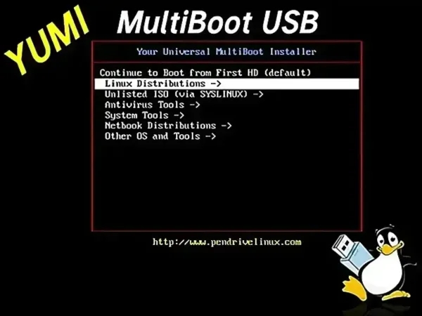 YUMI Multiboot Bootable USB